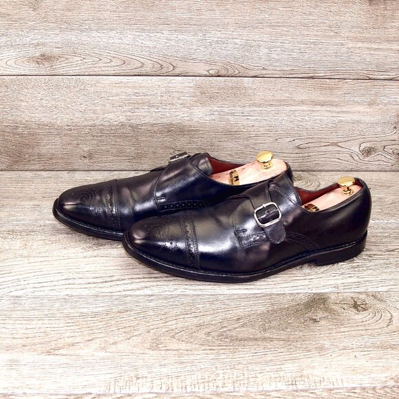 Allen Edmonds FRANCISCAN Monkstrap 10.5 D Black * add $15 new Trees main image 6